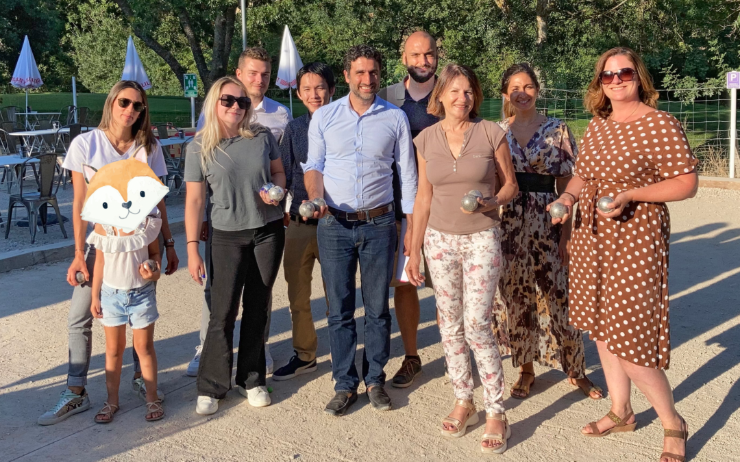 Team E2A Expert comptable en mode Apéro Pétanque à Aix-en-Provence !