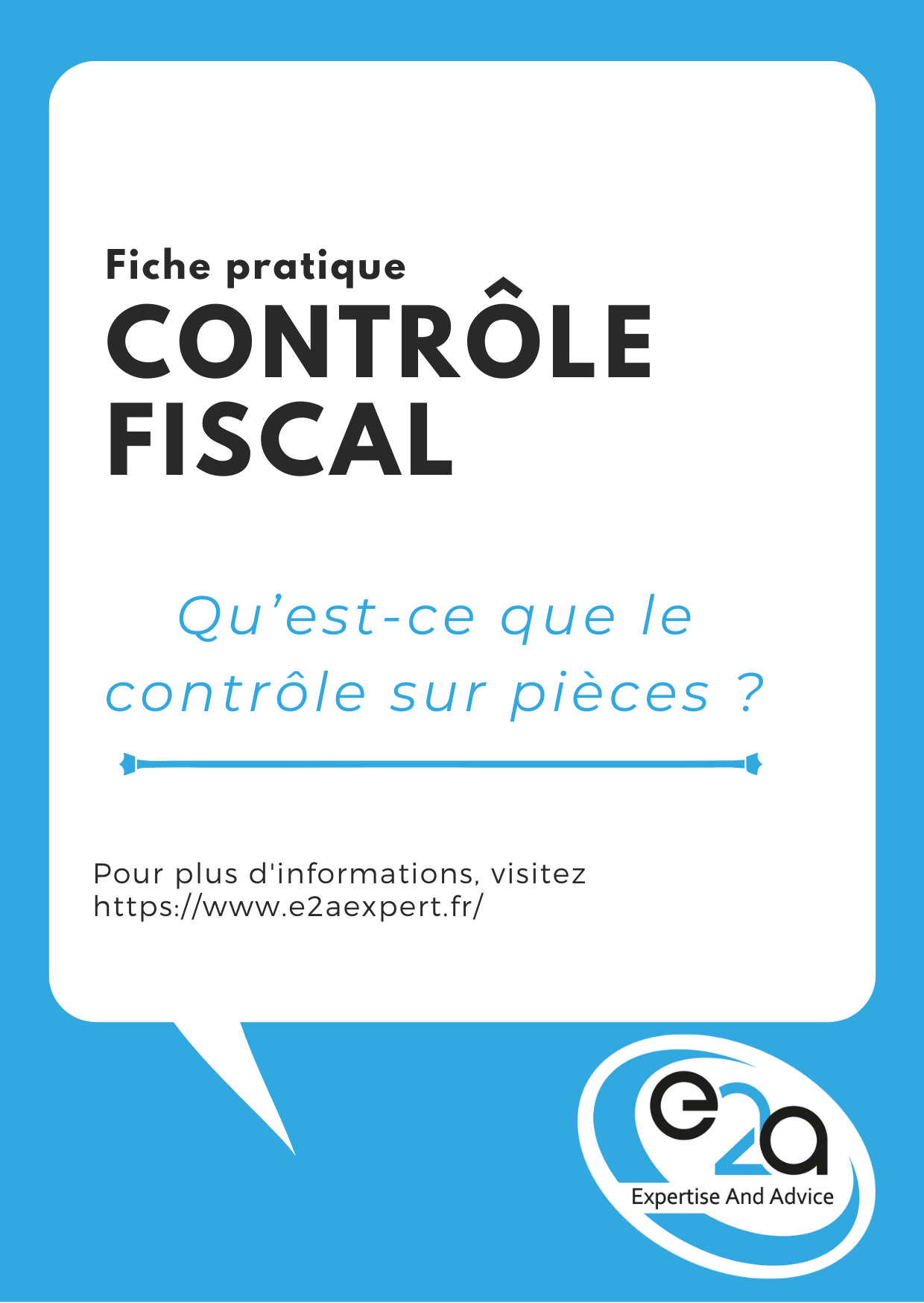 Fiche pratique contrôle fiscal