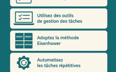Productivité entrepreneuriale : 6 conseils concrets pour mieux organiser vos journées
