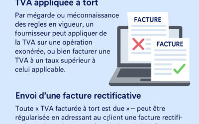 TVA facturée à tort : comment régulariser une erreur de facturation ?