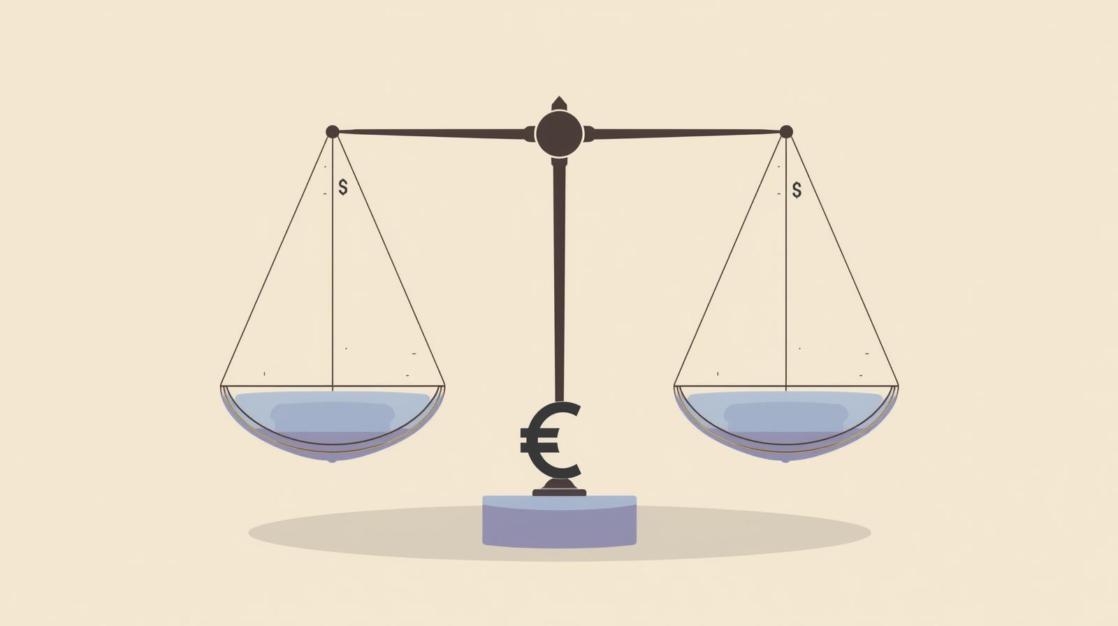 Équité salariale hommes femmes sur balance symbolique.